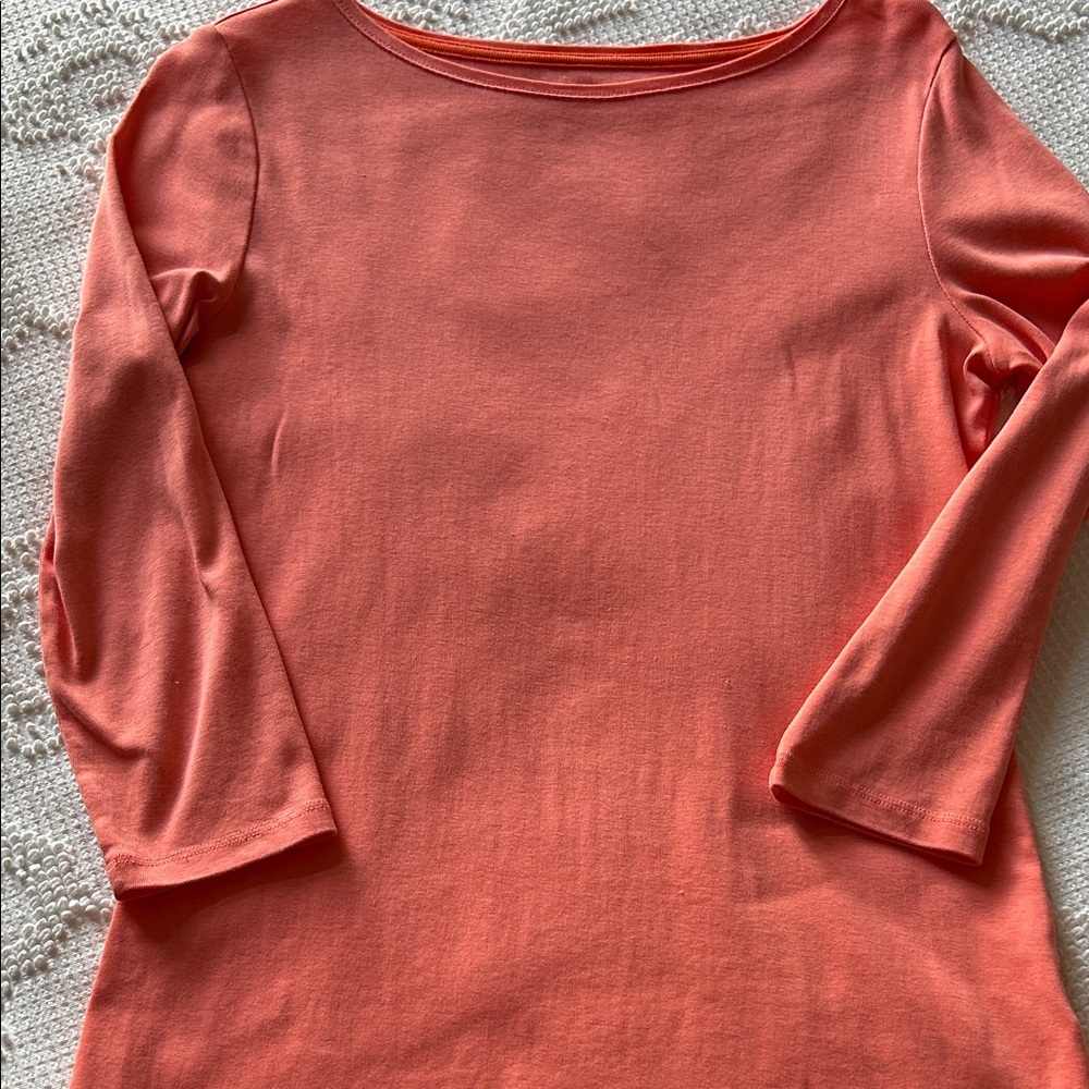 Talbots Women's Coral Blouse